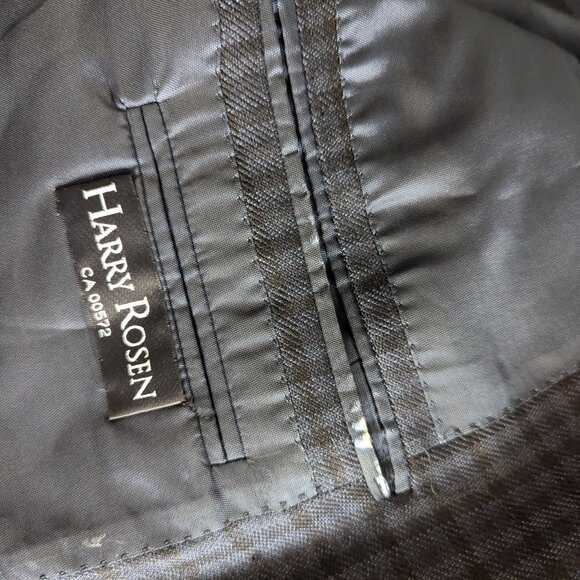 ERMENEGILDO ZEGNA - Silk blend check jacket - Sz 54 - Picture 9 of 11